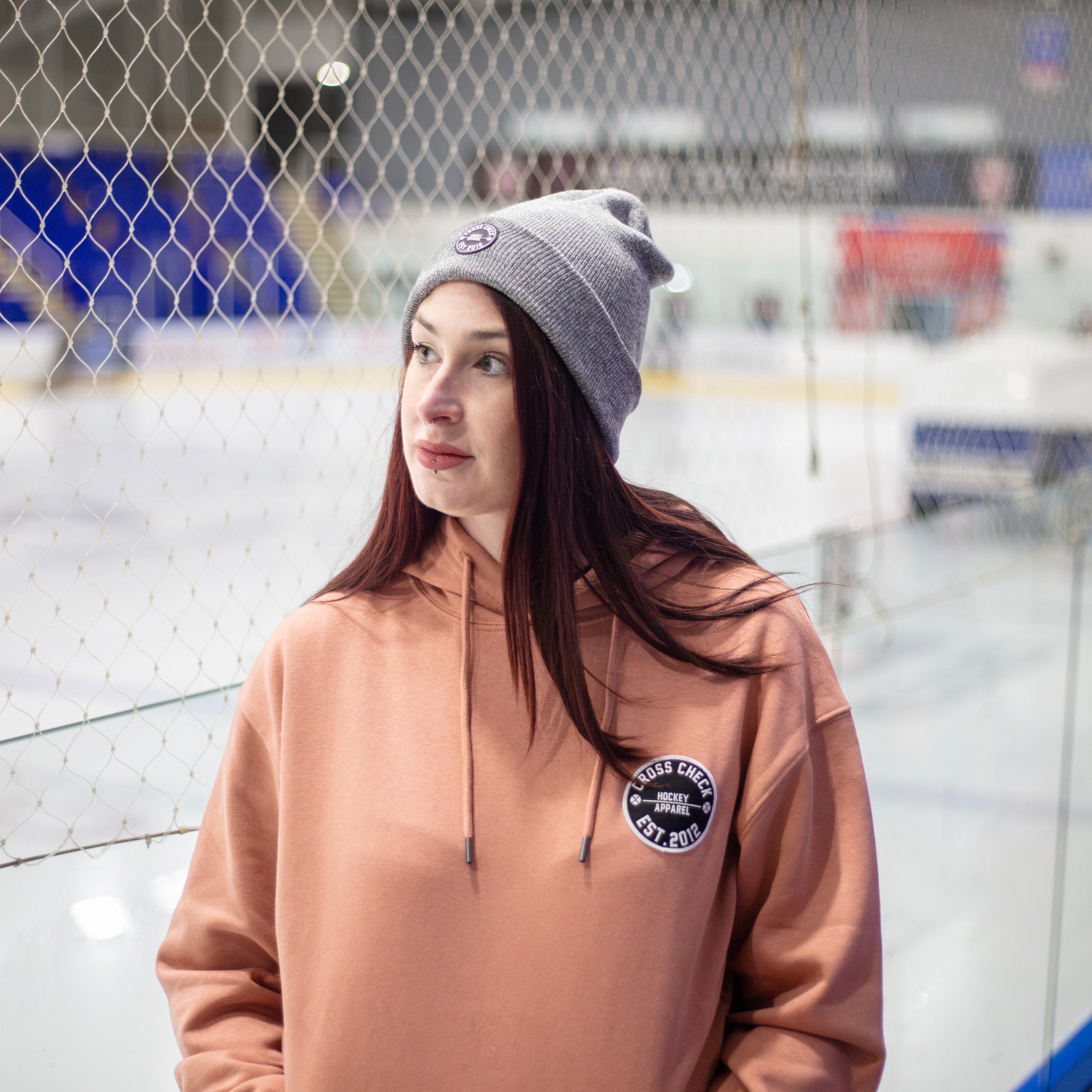Centre Ice Comfy Hood Bronze - Cross Check Clothing