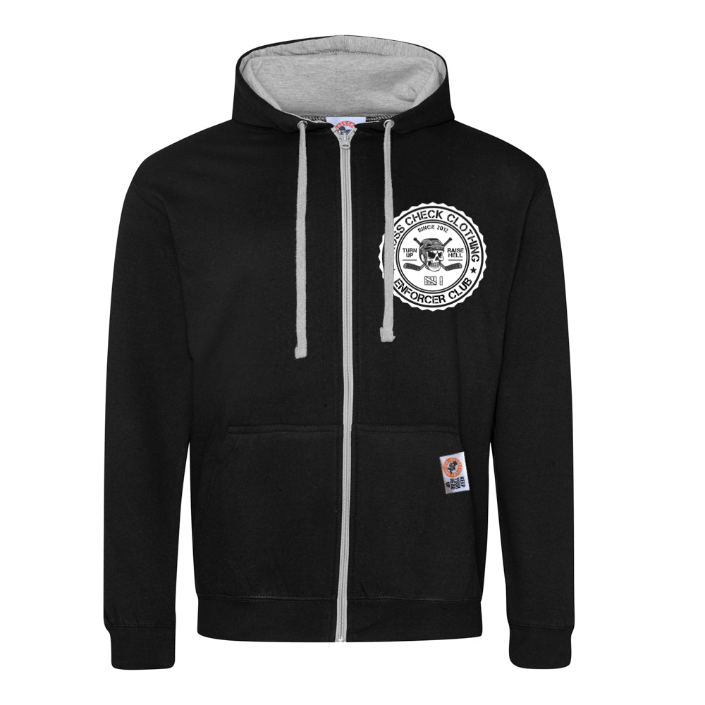Enforcer Hoodie Zip-Up - Cross Check Clothing