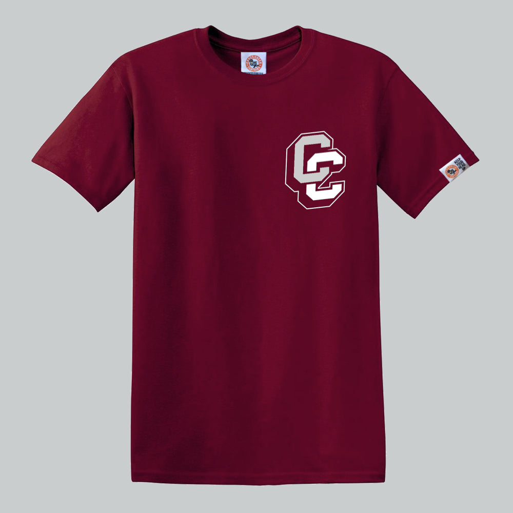 All The C's Shirt Burgundy – Cross Check Clothing