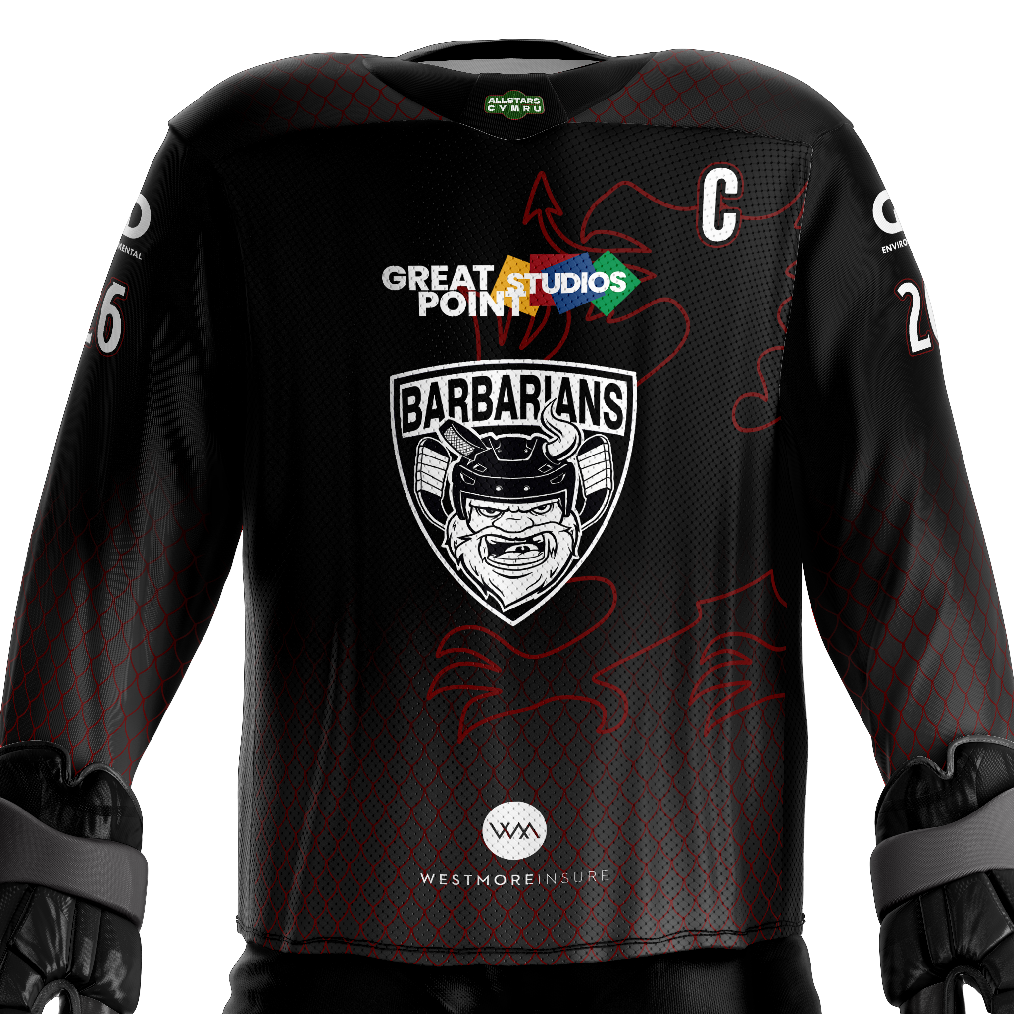 BARBARIANS 2026 JERSEY - Cross Check Clothing