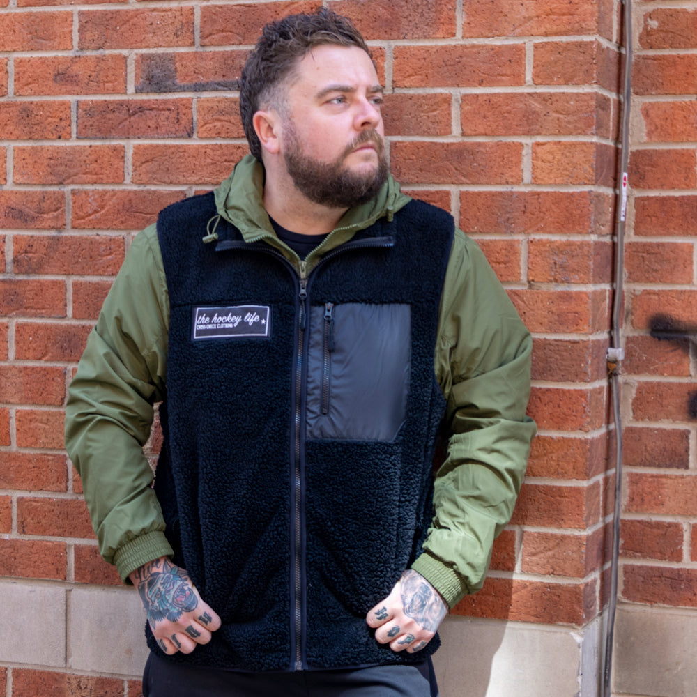 Hockey Life Sherpa Gilet - Cross Check Clothing