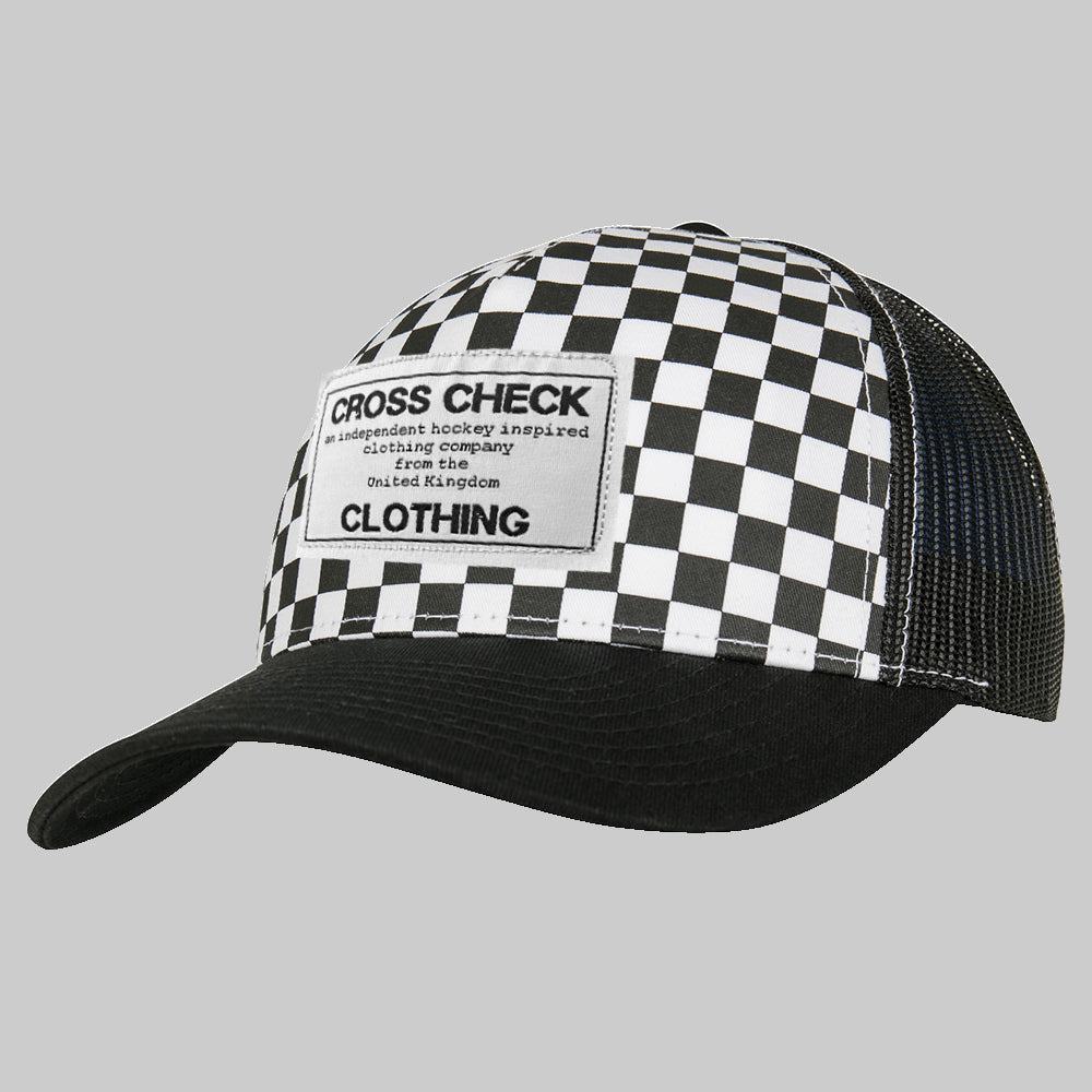 Checker Cap - Black – Cross Check Clothing