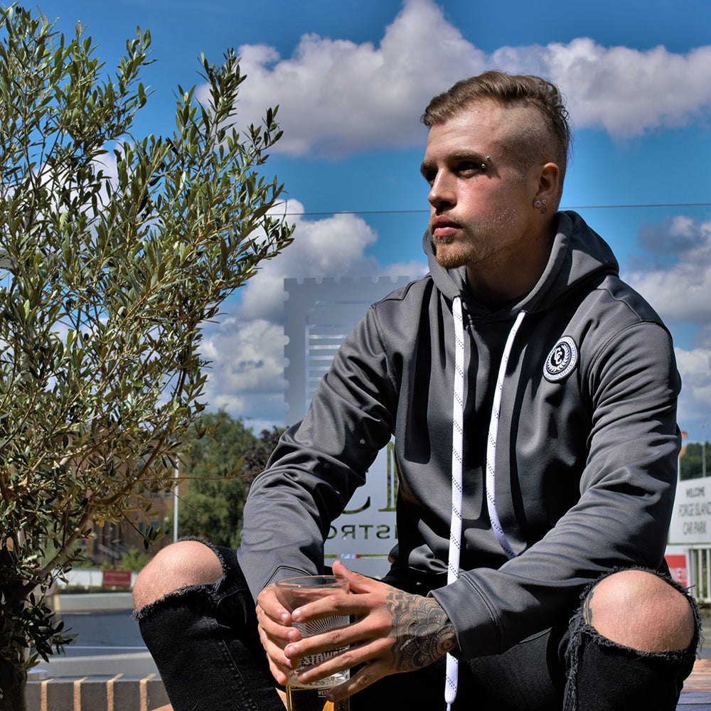 Locker Room Hoodie Grey - Cross Check Clothing