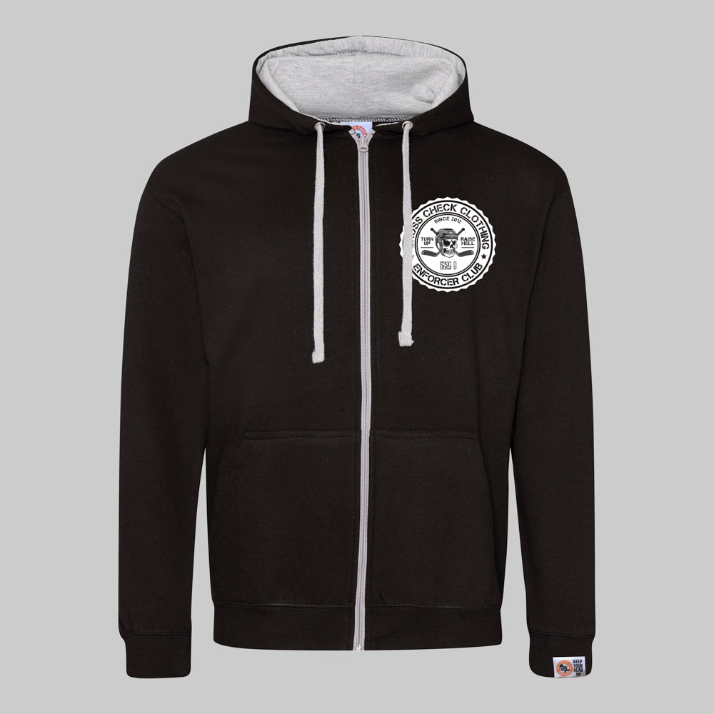 Enforcer Hoodie Zip-Up - Cross Check Clothing