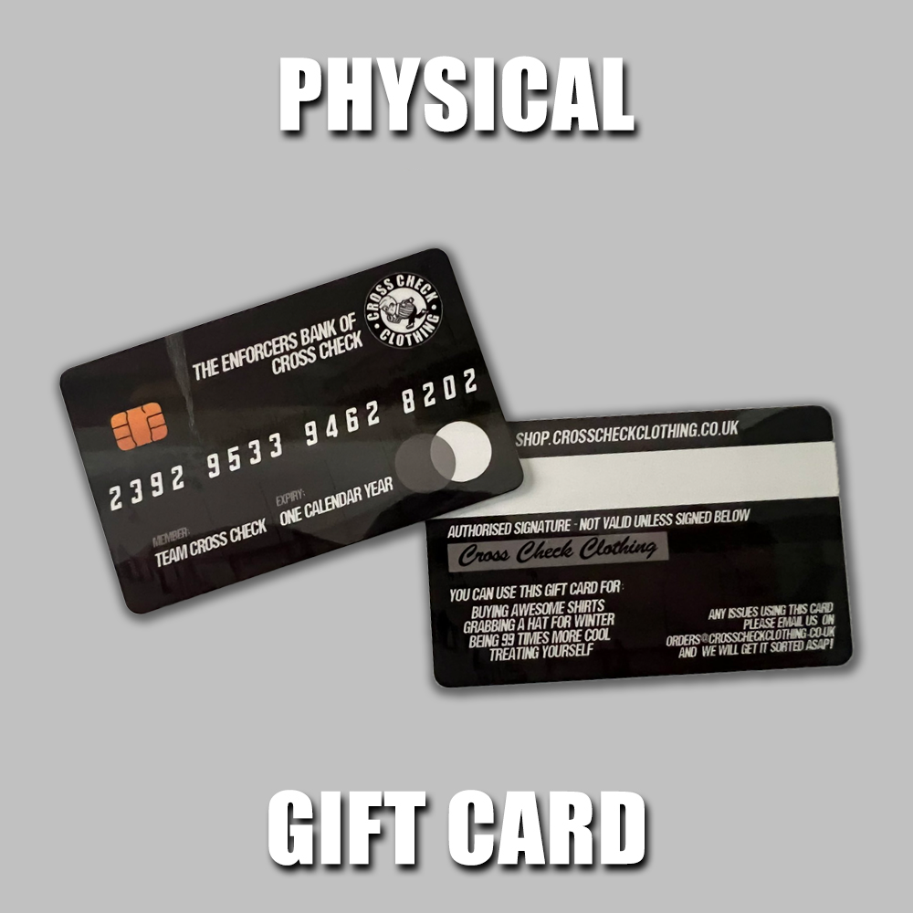 Gift Card Physical - Cross Check Clothing