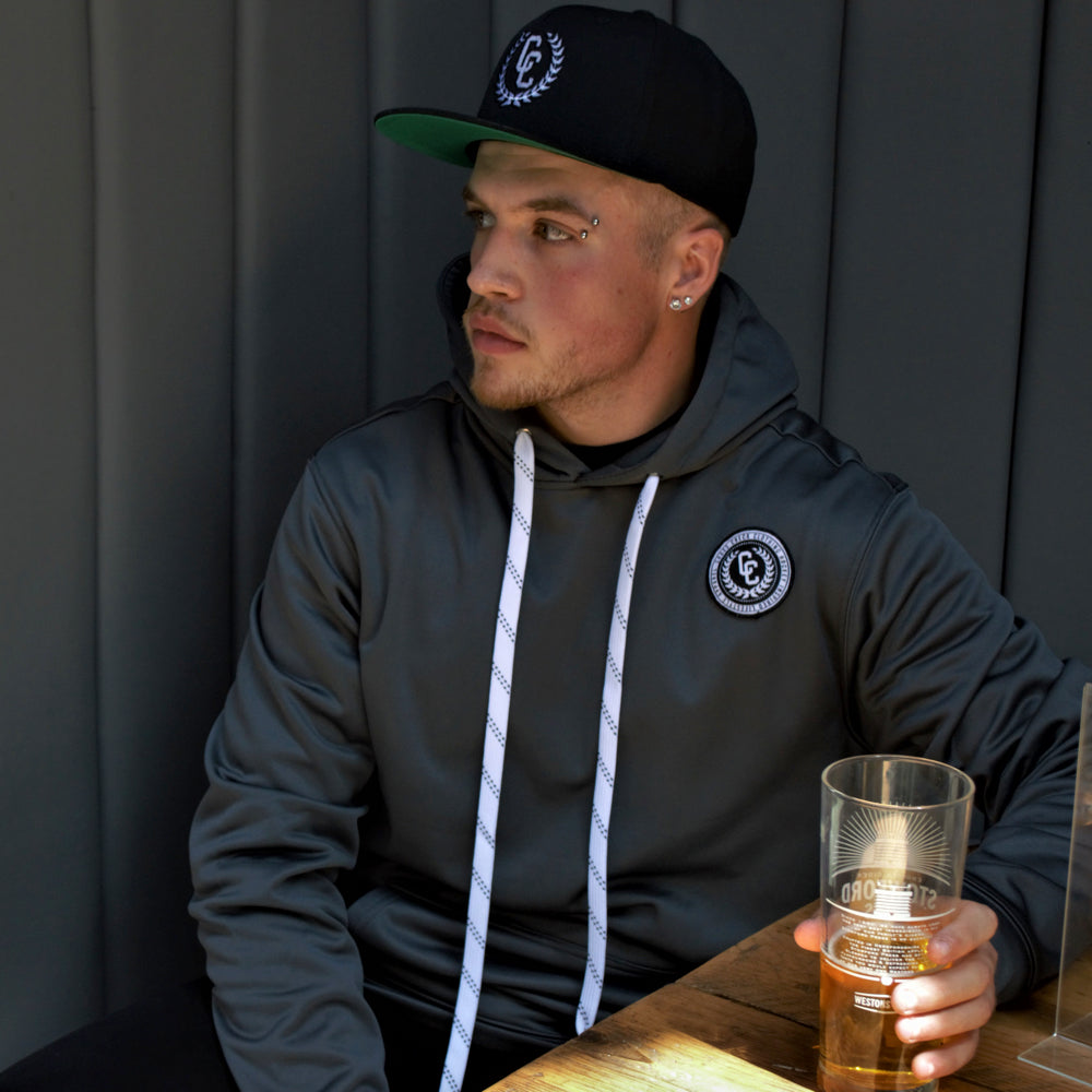 Locker Room Hoodie Grey - Cross Check Clothing